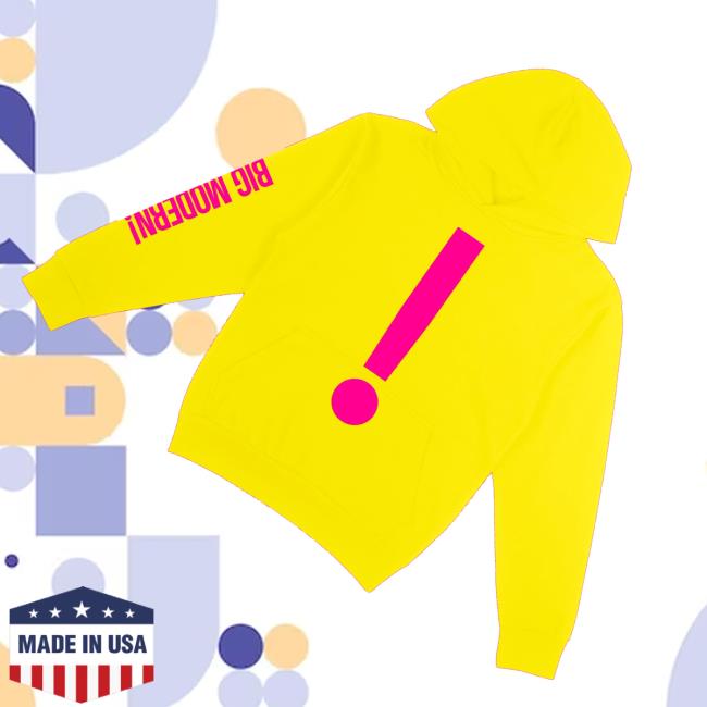 Goose Store Merch Big Modern Exclamation Hoodie Big Yellow 3 Goose Store Merch Big Modern Exclamation Hoodie Big Yellow