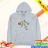 Gracie Abrams store Merch Shop New York Apple Charm Popup Grey Hoodie