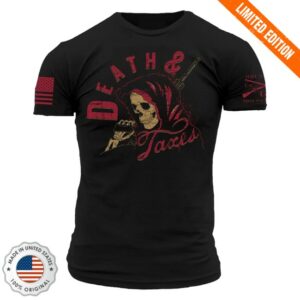 Grunt Style Merch Store Death And Taxes T-Shirt Black