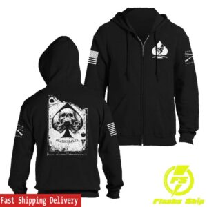 Grunt Style Merch Store Death Dealer Full-Zip Hoodie Black