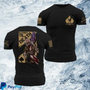 Grunt Style Merch Store Patriot Til' Death T-Shirt Black