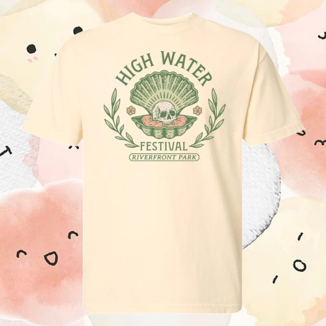 High Water Festival Merch Store Clamskull Lineup 2025 Tee