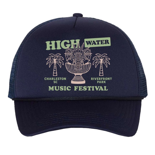 High Water Festival Merch Store Fountain Foam 2025 Trucker Hat