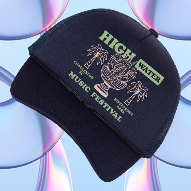High Water Festival Merch Store Fountain Foam 2025 Trucker Hat
