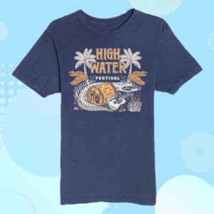 High Water Festival Merch Store Gator Lineup 2025 Tee