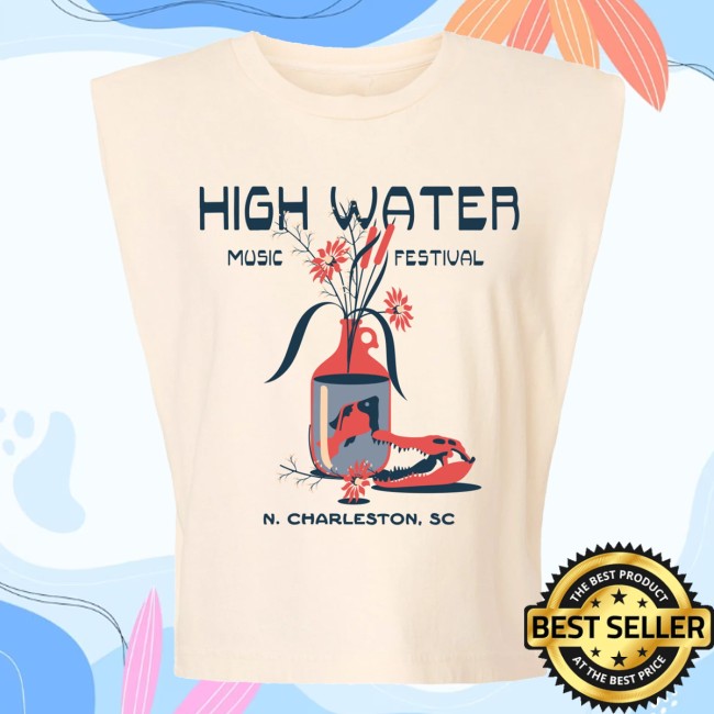 High Water Festival Merch Store Women's Flower Lineup 2026 Tank