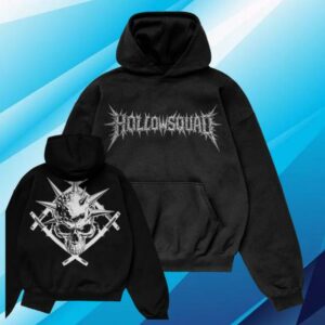 Hollowsquad La Merch Shop Store Spiked Skull Hoodie