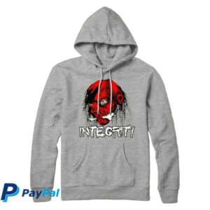 Holy Mountain Printing Merch Store Integrity Shrunken Head Pullover Hood