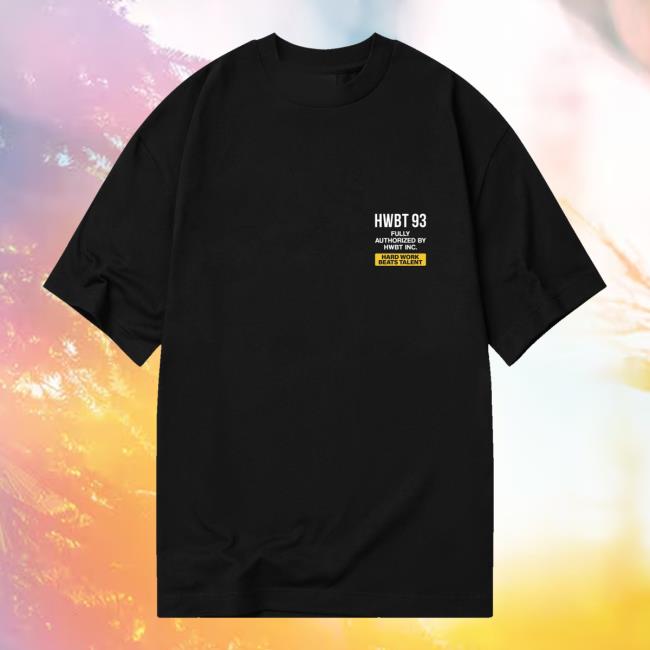 Hwbt Merch Shop Hwbt 93 T-Shirt Black