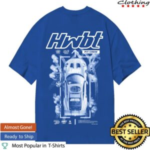 Hwbt Store Merch Pit Crew Oversized Shirt Royal