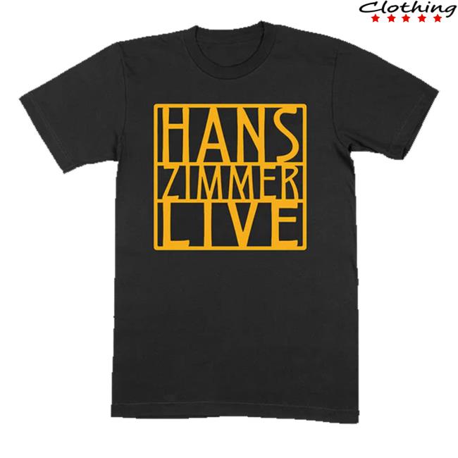 Hzlive Store Merch Shop Gold Logo Black Shirt 2 Hzlive Store Merch Shop Gold Logo Black T-Shirt