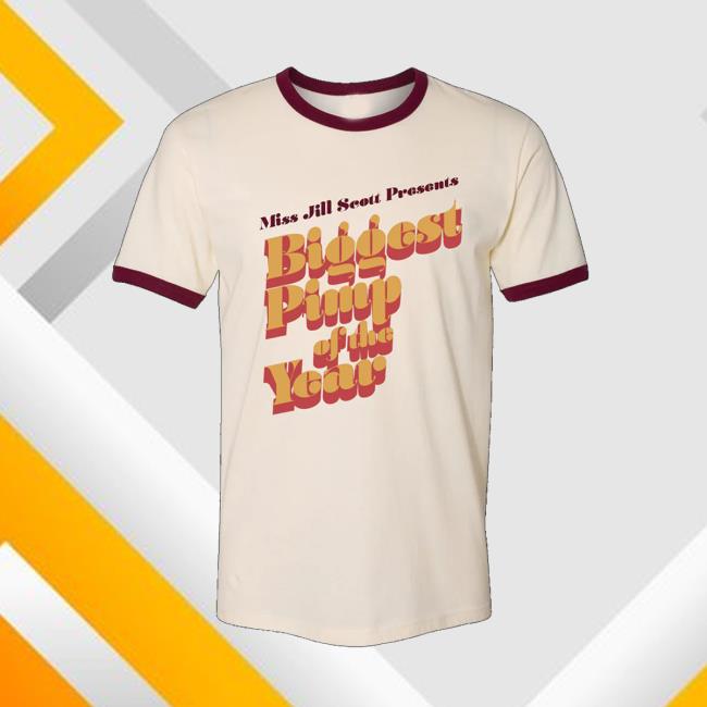 Jill Scott Store Merch Biggest Pimp Ringer Tee 2 Jill Scott Store Merch Biggest Pimp Ringer Tee