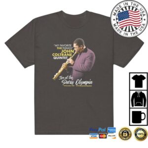 John Coltrane Merch Shop Store Paris Olympia 1961 T-Shirt