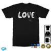 John Lennon Merch Store Heart T-Shirt Black