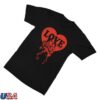 John Lennon Merch Store Love Is Real T-Shirt Black