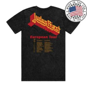 Judas Priest Store Merch Turbo European Tour 1986 Shirt
