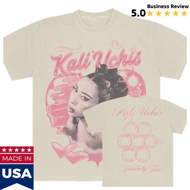 Kali Uchis Merch Shop Store Sincerely Tour Latam Exclusive Tee Shirt 3 Kali Uchis Merch Shop Store Sincerely Tour Latam Exclusive Tee