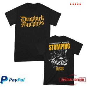 Kingsroad Merch Shop Store Dropkick Murphys 30 Years Of Stomping Nazis T-Shirt