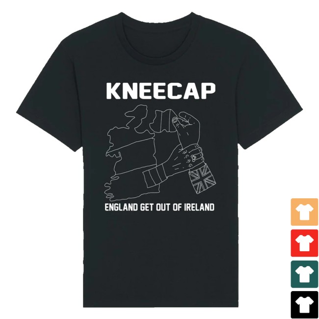 Kneecap Merch England Get Out Of Ireland Tee Black 2 Kneecap Merch England Get Out Of Ireland Tee Black