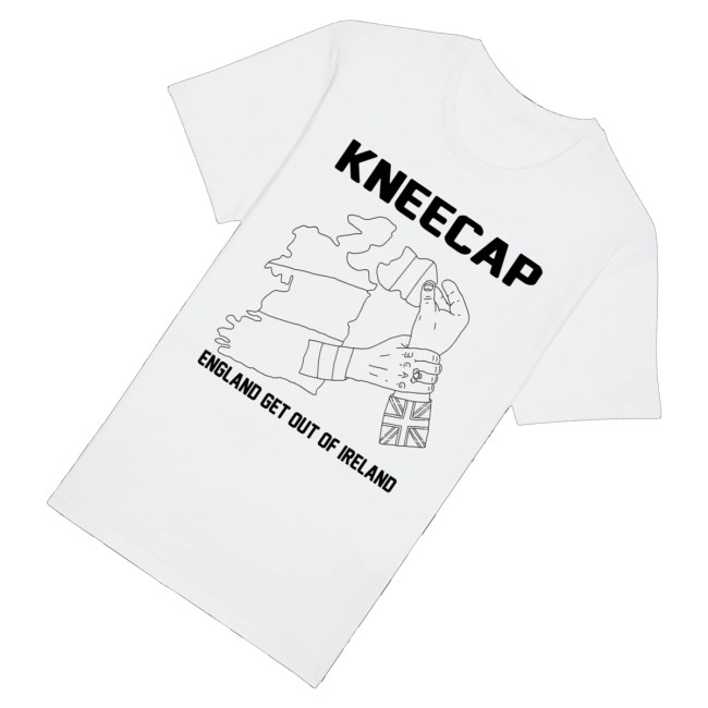 Kneecap Merch England Get Out Of Ireland Tee White 3 Kneecap Merch England Get Out Of Ireland Tee White