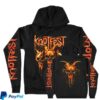 Knotfest Merch Shop Store Fire Dripping Skulls Pullover Hoodie
