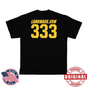 Lamb Mask Store Merch Warning Shirt