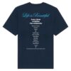 Larry June Merch Store Life Is Beautiful Album T-Shirt Navy