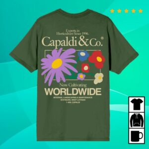 Lewis Capaldi Store Merch Capaldi & Co Flower Pot Shirt