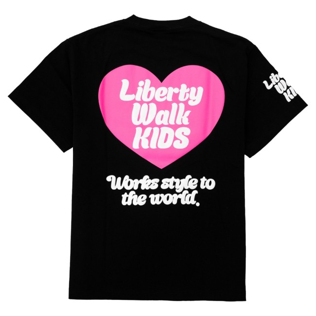 Liberty Walk Merch Lb Heart Logo Tee Black