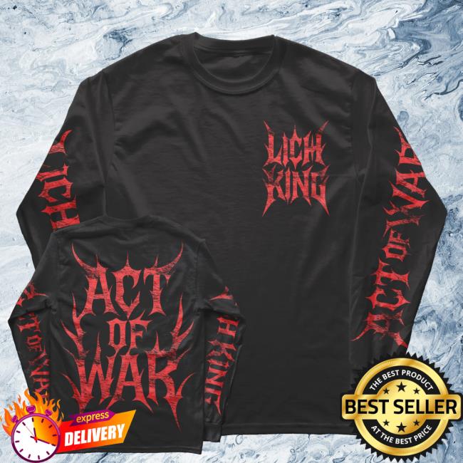 Lichking Metal Store Merch Shop Act Of War Longsleeve Shirt 3 Lichking Metal Store Merch Shop Act Of War Longsleeve