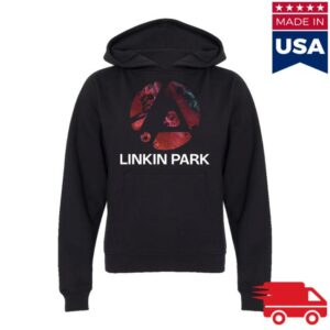 Linkin Park Store Merch From Zero Morph Texture Youth Black Hoodie