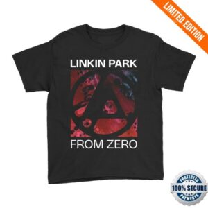 Linkin Park Store Merch From Zero Texture Youth Black Shirt
