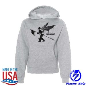 Linkin Park Store Merch Street Soldier Youth Heather Grey Hoodie