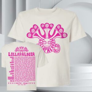 Lollapalooza Merch Shop Store Lolla Guide Lineup Boxy Tee