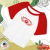 Lollapalooza Store Merch Women's Rose And Flame Baby Tee