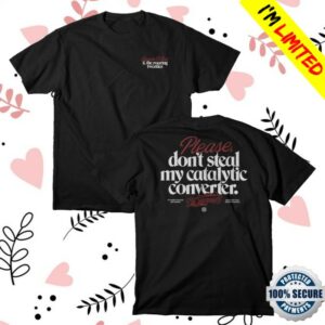 Loneliest Place On Earth Merch Store Aaron West And The Roaring Twenties Catalytic Converter Shirt Black