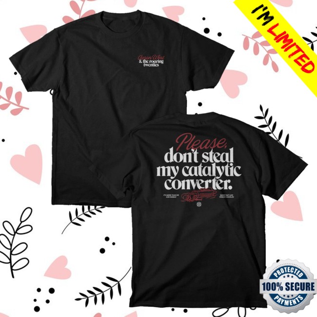 Loneliest Place On Earth Merch Store Aaron West And The Roaring Twenties Catalytic Converter Shirt Black