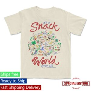 Lost Bros Merch Shop Its A Snack World After All Tee