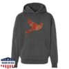 Luke Grimes Music Merch Shop Red Bird Pigment Black Hoodie