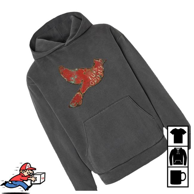 Luke Grimes Music Merch Shop Red Bird Pigment Hoodie