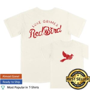 Luke Grimes Music Merch Shop Red Bird Tee Shirt