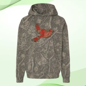 Luke Grimes Store Merch Red Bird Camo Hoodie
