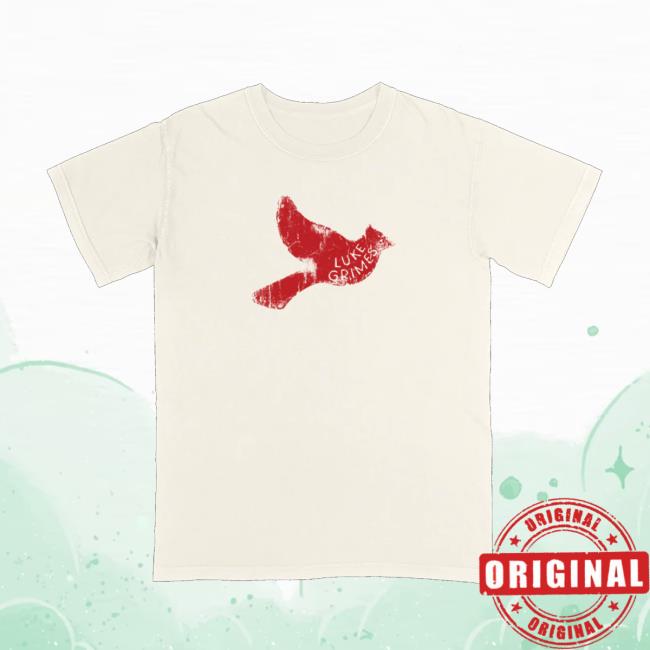 Luke Grimes Store Merch Red Bird Shirt Sand