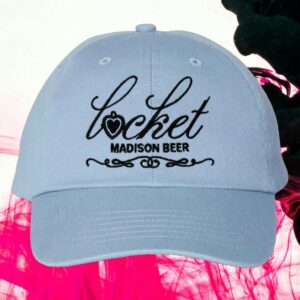Madison Beer Merch Store Locket Baby Blue Dad Hat