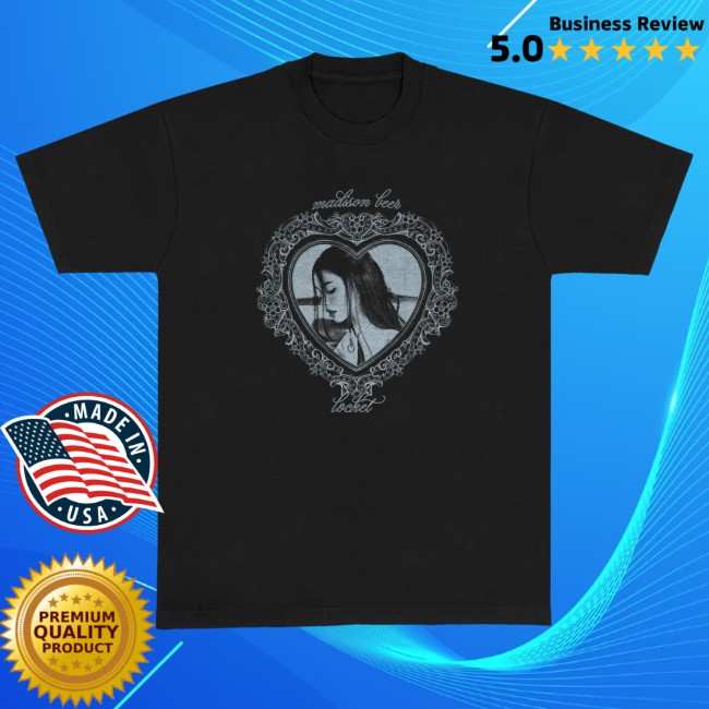 Madison Beer Merch Store Locket Heart Tee