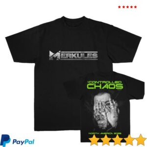 Merkules Music Merch Shop Store Controlled Chaos Tour Tee Shirt