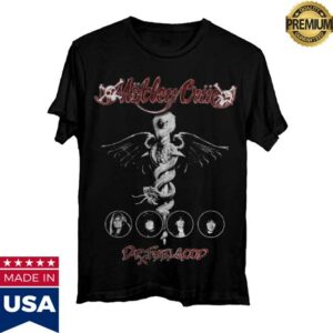 Motley Crue Store Merch 45Th Anniversary Dr. Feelgood Photo Shirt