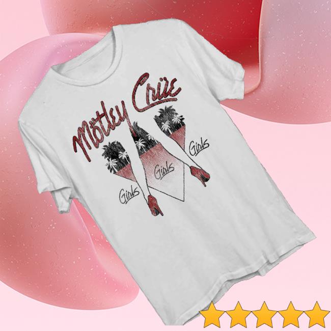 Motley Crue Store Merch 45Th Anniversary Girls, Girls, Girls Shirt