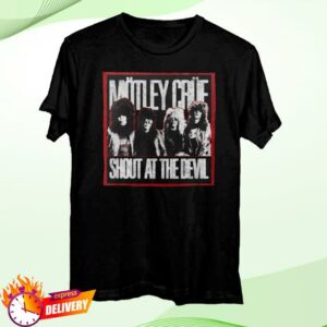 Motley Crue Store Merch 45Th Anniversary Shout At The Devil Shirt