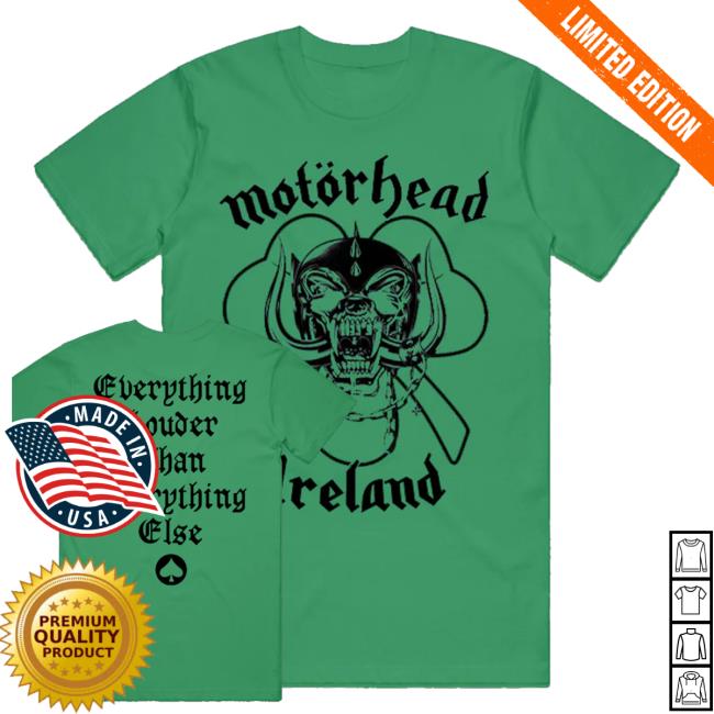 Motorhead Merch Shop Store Warpig Shamrock Tee Shirt 3 Motorhead Merch Shop Store Warpig Shamrock Tee